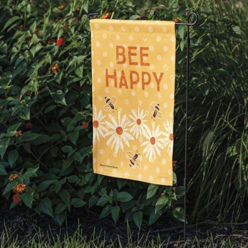 Primitives by Kathy 108591 Bee Happy Garden Flag, multi color 12" x 18"