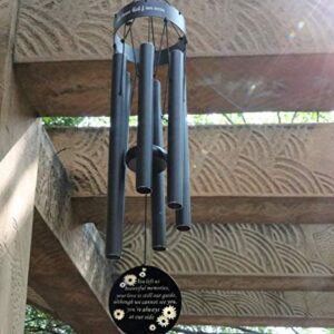 Bereavement Sympathy Gift for Loss of Love One Dad Mom Pet Dog Memorial Wind Chime with Popular Garden Deep Tone Windchimes Rememberance Déco Outside You Left us Beautiful