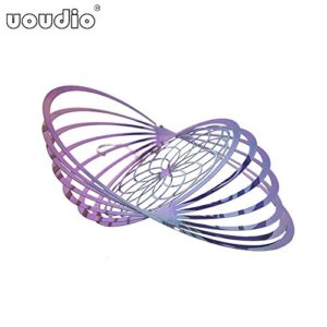 UOUDIO Stainless Steel Wind Spinner- 3D Indoor Outdoor Garden Decoration Crafts Ornaments (Dreamcatcher)