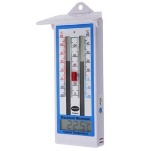 digital greenhouse thermometer – max min thermometer for greenhouse or garden maximum and minimum temperatures indoor outdoor greenhouse accessories
