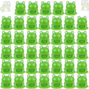 40 Pcs Cute Frog Miniature Figurines Resin Mini Frogs Moss Micro Landscape Blue-Eyed Frogs Animals Model DIY Craft Accessories for Home Garden Party Frog Cake Topper Decorations