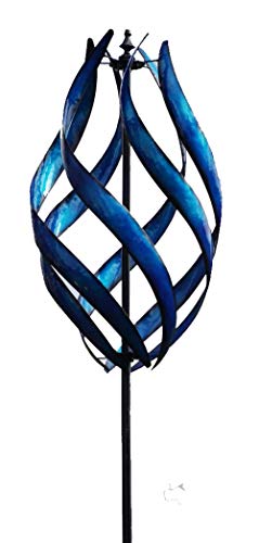 Marshall Home and Garden Stratus Spinner, Blue Wind Sculpture