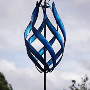 Marshall Home and Garden Stratus Spinner, Blue Wind Sculpture