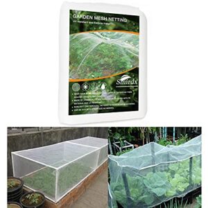 ultra fine garden mesh netting, 6.6 x 9.9ft bird screen barrier netting, thicken plant covers protect plant fruits flower vegetable health growing
