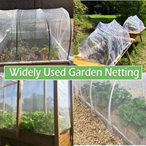 Ultra Fine Garden Mesh Netting, 6.6 x 9.9FT Bird Screen Barrier Netting, Thicken Plant Covers Protect Plant Fruits Flower Vegetable Health Growing