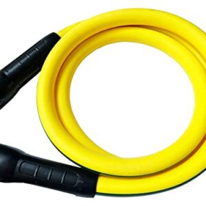 ZILIM Hybrid Lead In Garden Water Hose 5/8 in X 6FT, Heavy-duty Super Flexible with Swivel Grip Handle Female and 3/4" GHT Solid Brass Fittings, Operate 160 PSI