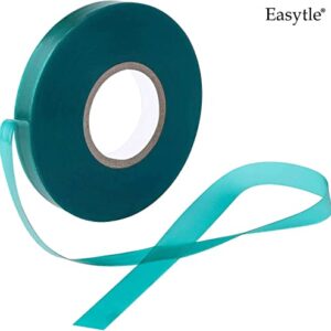 Easytle Stretch Tie Tape Roll, 1/2" 150ft Garden Tie Tape, Thick Sturdy Plant Ribbon Garden Green Vinyl Stake Gardening Tools for Indoor Outdoor Patio Plant Use