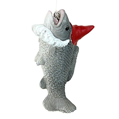 Design Toscano QM2806500 Garden Gnome Statue - Ziggy the Fishing Gnome Sitter - Outdoor Garden Gnomes - Funny Lawn Gnome Statues,Full Color