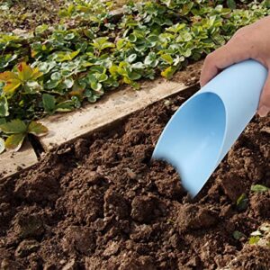 Coitak Bonsai Soil Scoops, 5 PCS Plastic Garden Soil Scoops, Colorful Small Soil Scoops, Gardening Tools