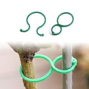 Plant Twist Clip Ties Garden Plant Support Clips Vegetables Tomato Vine Flower Clips Plant Locks for Securing Plants（100 Pcs ）