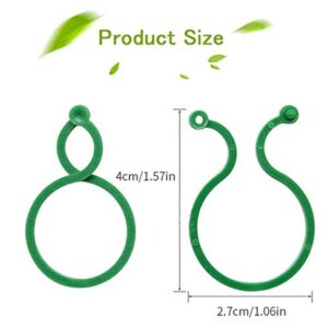 Plant Twist Clip Ties Garden Plant Support Clips Vegetables Tomato Vine Flower Clips Plant Locks for Securing Plants（100 Pcs ）