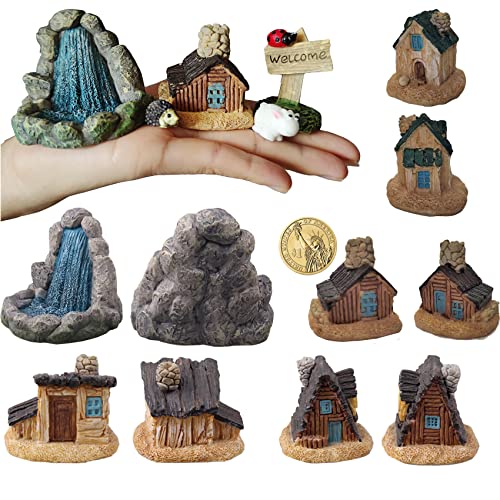 BEZALEL Fairy Garden Accessories - Upgrade Fairy Garden Kit Fairy Garden Supplies Miniatures Figurines for Micro Landscape Plant Pots Bonsai Craft Decor Terrarium Decor - Fairy Garden Decor 25pcs