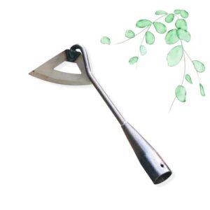 mxjiaele garden hoe edger weeder hollow hoe gardening tool all-steel hardened hollow hoes weeding portable household vegetable garden shovel, soil loosening planting tool can be used for extended use