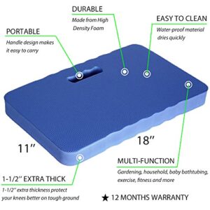 Kneeling Pad Thick Extra Large High Density Foam Comfort Kneeling Pad for Work Gardening Yoga Exercise Garden Knee Pad