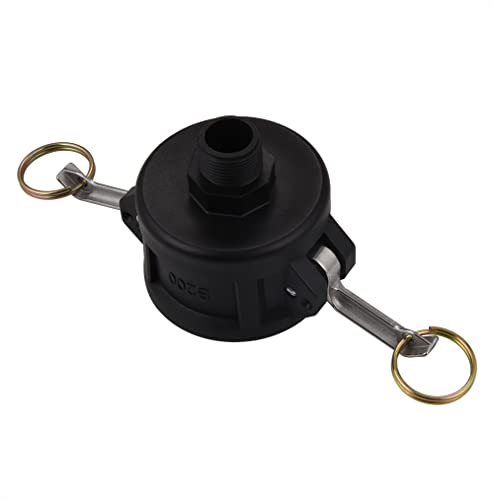 275 330 Gallon IBC Tote Fitting, Food Grade IBC Drain Adapter,2 inch Camlock x Garden Water Hose