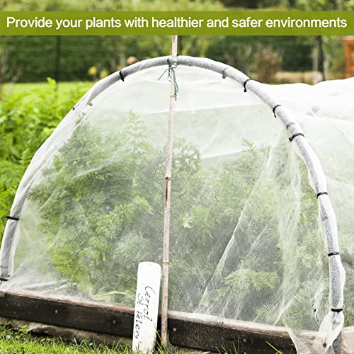 20 ft x 10ft Garden Netting, Fine Garden Screen Mesh, Garden Barrier Netting to Keep Small Animals Out, Plant Covers for Patio Raised Bed Garden Hoops Vegetables Fruits Flowers Protection