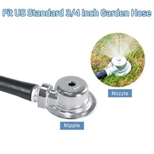 Metal Lawn Sprinkler Garden Water Sprinklers Lawn Irrigation System for Small to Medium Area Watering Outdoor Garden Yard Lawn