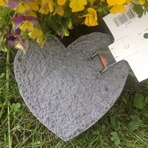 Kay Berry Goodbyes are Not Forever Heart Shaped Memorial Stone (Grey)
