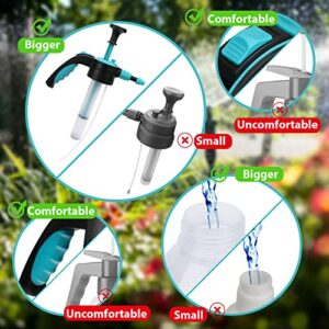 Itisll Manual Garden Sprayer Hand Lawn Pressure Pump Sprayer Safety Valve Adjustable Nozzle 0.5 Gal