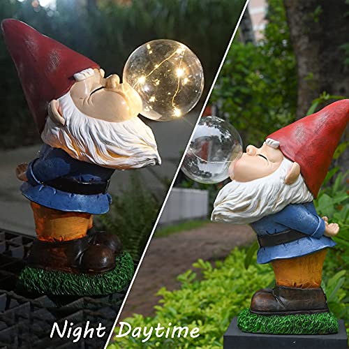 VAINECHAY Garden Gnomes Decor Statues - Gnomes Garden Decorations Funny Statues Outdoor Funny Knomes Large Outside Figurines Yard Ornaments