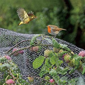 vivosun garden netting, 7.5′ x 65′ reusable protection net mesh, black heavy duty trellis netting, garden block netting for plants, fruit trees, vegetables and other animals