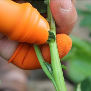 Fruit and Vegetable Picking Potted Plants Trim Silicone Thumb Knife Set Picking Portable Knife Garden Tools (2)