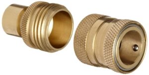 dixon dgh7 brass quick-connect fitting, garden hose complete set, 200 psi pressure