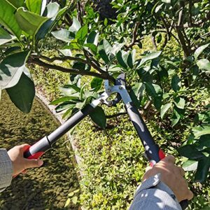 Lopper Heavy Duty Branch Cutter, YRTSH Tree Clippers with Compound Action, Chops Thick Branch Ease, Garden Loppers Pruning, 18 Inch Tree Trimmer with 1.6” Clean Cut Capacity (18 Inch)