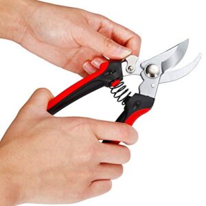 The Gardener's Friend Bypass Pruners for Small Hands, These Pruning Shears are Lightweight and Easy to Use. Ideal for Ladies and Men Gardeners with Small or Weak Hands Perfect Garden Gift