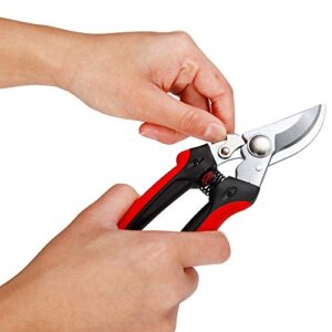 The Gardener's Friend Bypass Pruners for Small Hands, These Pruning Shears are Lightweight and Easy to Use. Ideal for Ladies and Men Gardeners with Small or Weak Hands Perfect Garden Gift