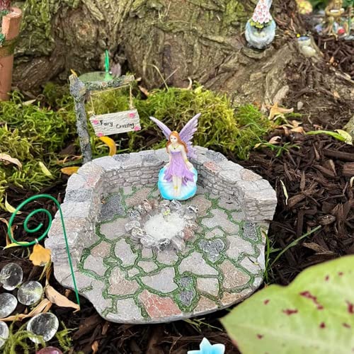 Simple Creativity Fairy Figures for Fairy Garden, Miniature Flower Fairies Indoor and Outdoor Decor Accessories, Mini Fairy Figurines for Kids