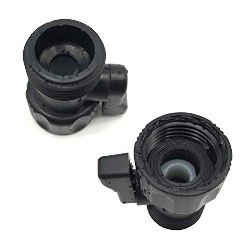 ALKARAMA 10 Pack Plastic Garden Hose Shut Off Valve Water Shutoff Valve Shut-Off Ball Valve Standard 3/4'' Thread Connector Coupling