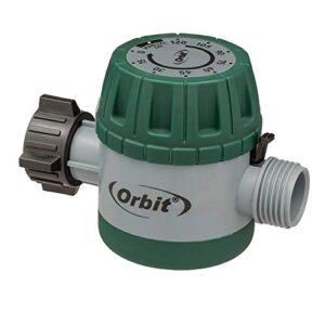 2 pack – orbit mechanical garden water timer for hose faucet watering – 62034