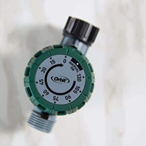 2 Pack - Orbit Mechanical Garden Water Timer for Hose Faucet Watering - 62034