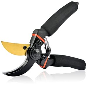 pruning shears for gardening,heavy duty/ultra sharp professional bypass hand pruners-garden shears