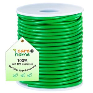 soft plant wire, 65.6′ reusable rubber twist ties heavy duty garden wire for plants, soft twist plant tie to support plant vines, stems & stalks and for home organization (65.6 feet/3.5mm diameter)
