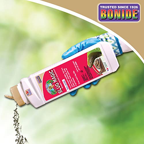 Bonide Captain Jack's Slug Magic Granules, 24 oz Snail & Slug Killer, For Organic Gardening, Pet Safe Formula