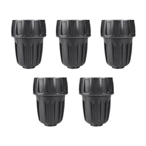 5 pack 1/2 inch drip irrigation tubing to faucet/garden hose adapter, 3/4″ ght to 1/2″ drip irrigation fittings, plastic 3/4 inch faucet connector garden hose adapter