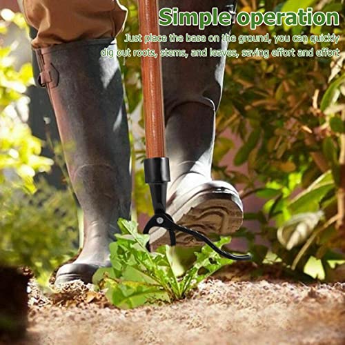 TANSHOP Weed Picker Weed Removal Tool for Garden Stand-Up-Weeder Weed Puller - Easily Remove Weeds Without Bending or Kneeling - Aluminum and Anti-Rust