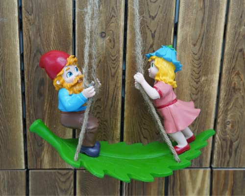 By Mark & Margot - Garden Gnomes Outdoor Statues Lawn Gnome Christmas Decorations - Beautiful Funny Handmade Gnome Garden Sculpture for Home or Yard Pefect Garden Decor As Holiday Art Gnome Gifts.