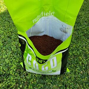 Coco Coir Premium RHP Certified Pre Buffered Pure Organic Coconut Coir Fiber Plant Grow Potting Soil 9 Quarts / 10 Liter / 2.6 Gallon Indoor/Outdoor Flower Vegetable Garden