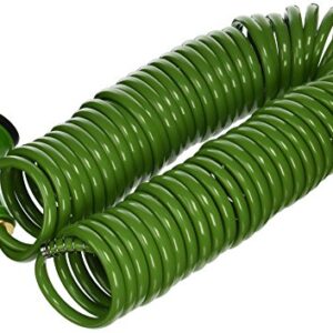 Flexon CH1250N Coil Garden Hose, 50ft, Green