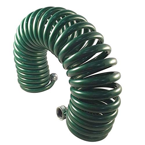 Flexon CH1250N Coil Garden Hose, 50ft, Green