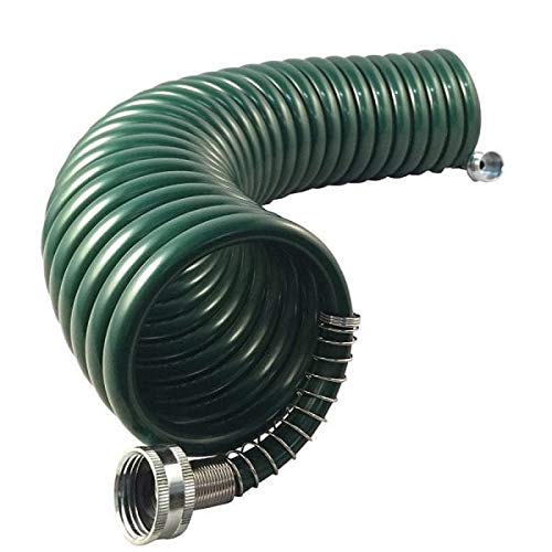 Flexon CH1250N Coil Garden Hose, 50ft, Green