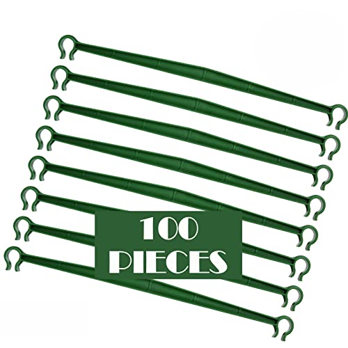 100 Pieces Stake Arms for Tomato Cage Expandable Trellis Connectors Plant Support Garden Stakes 12.6” Garden Plants Stake Arms Fit for 16mm Stakes