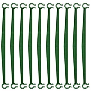 100 Pieces Stake Arms for Tomato Cage Expandable Trellis Connectors Plant Support Garden Stakes 12.6” Garden Plants Stake Arms Fit for 16mm Stakes