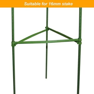 100 Pieces Stake Arms for Tomato Cage Expandable Trellis Connectors Plant Support Garden Stakes 12.6” Garden Plants Stake Arms Fit for 16mm Stakes