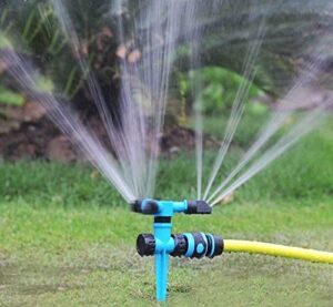 2pack garden lawn sprinkler, large area covered lawn, courtyard, garden, roof cooling. 360 degree rotating sprinkler, angle adjustable, no leakage, durable.