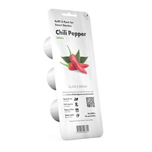 click and grow chili pepper plant pods, 3-pack