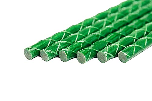 Eco Friendly 4-FT Fiberglass Garden Stakes, Tomato Stakes, Plant Stakes (Pack of 20), 0.31-Inch Dia